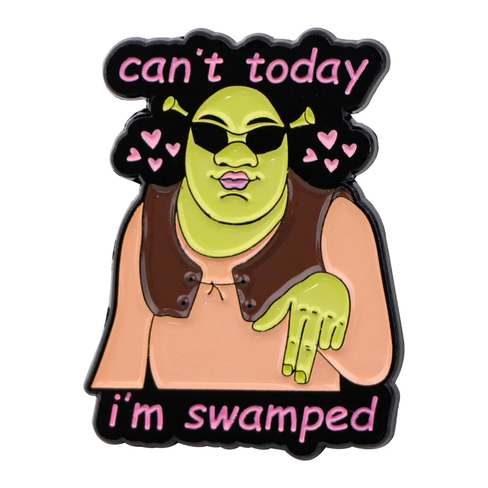 Я болотная эмалированная булавка броши на одежде значок сумка лацкан для одежды