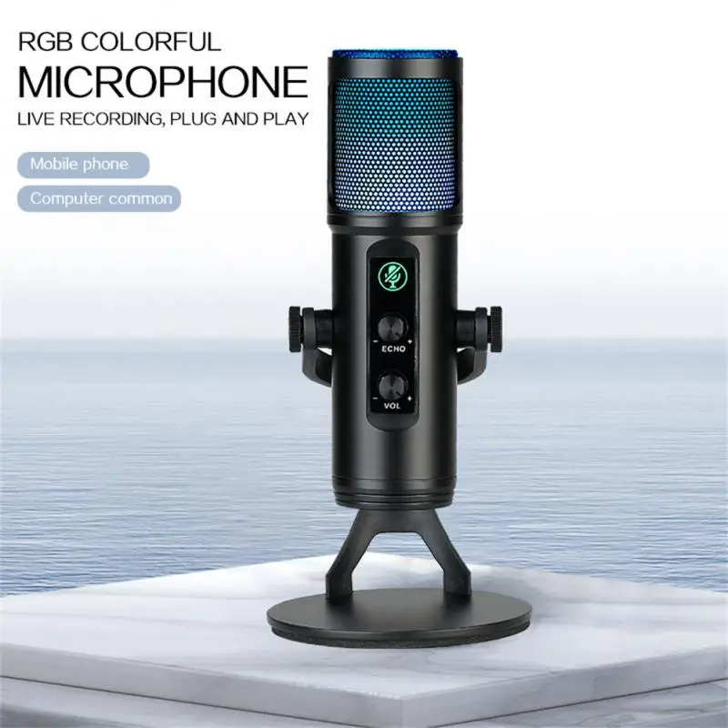

Microphone Desktop Condenser Podcast Microfono Recording Streaming Professional Condenser Recording Dubbing Network Class