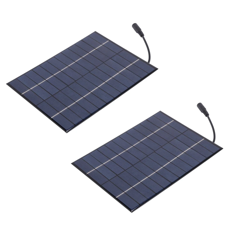 2x 12v 52w mini painel solar policristalino celulas solares silicio epoxi solar diy