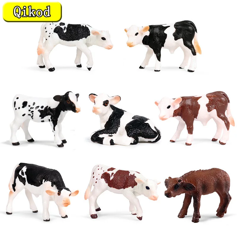Милые фигурки животных для фермы домашний декор подарок детей | Игрушки и хобби
