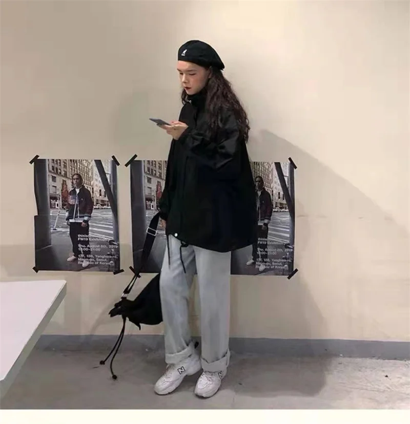 Куртка женская тонкая с воротником-стойкой весна-лето 2024