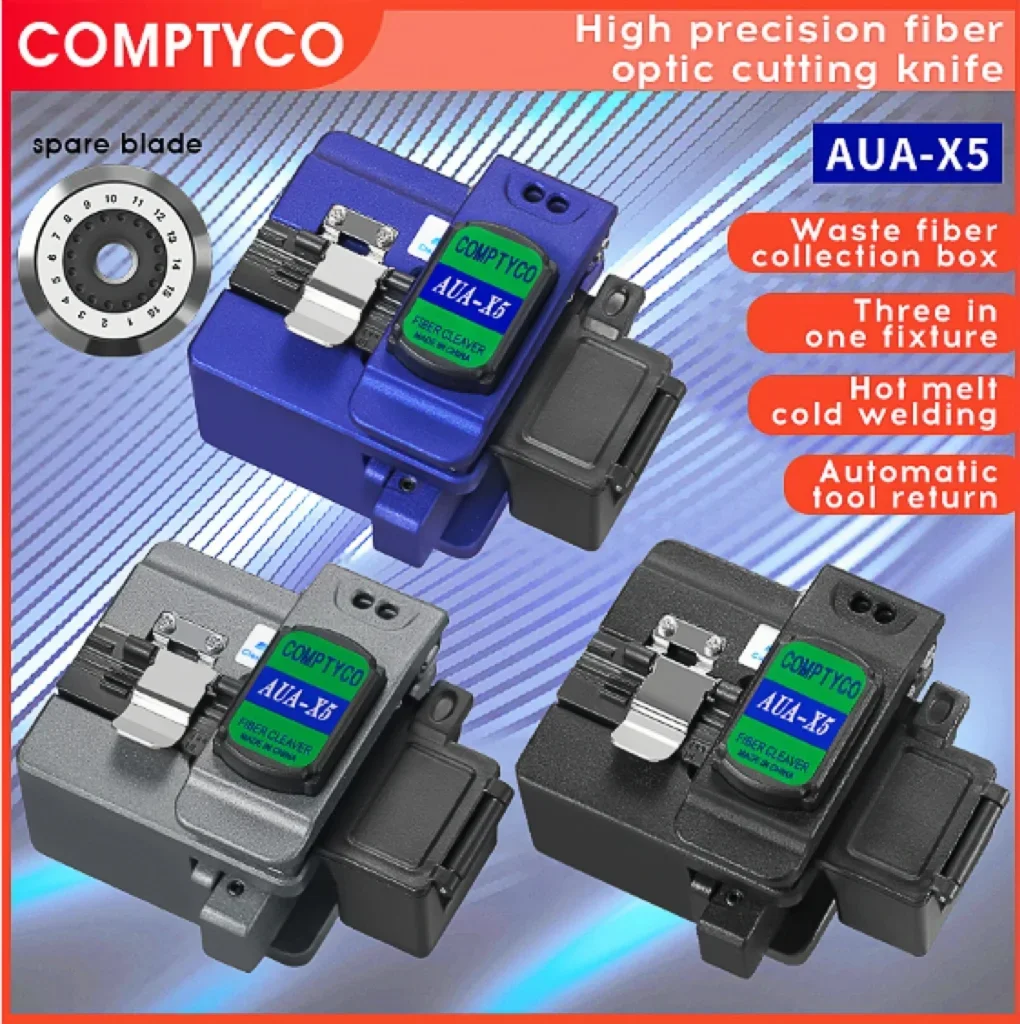 COMPTYCO Новый высокоточный режущий инструмент FTTH AUA-X5 Скалыватель оптического