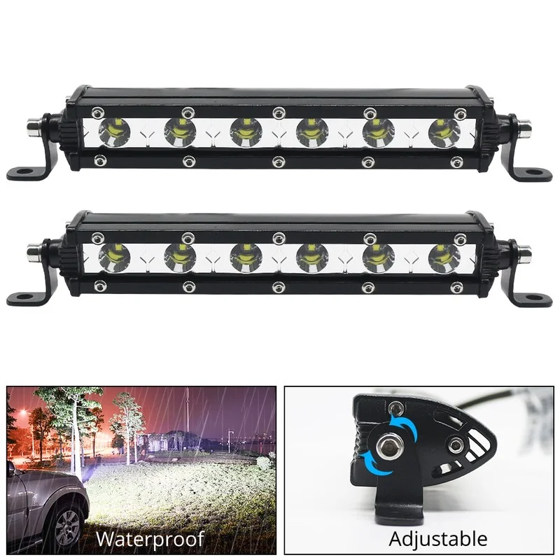 

High Quality 18W LED Work Light Lamp Indicators Led Working Lights Driving Offroad for Boat Tractor Truck 12V Spot Flood