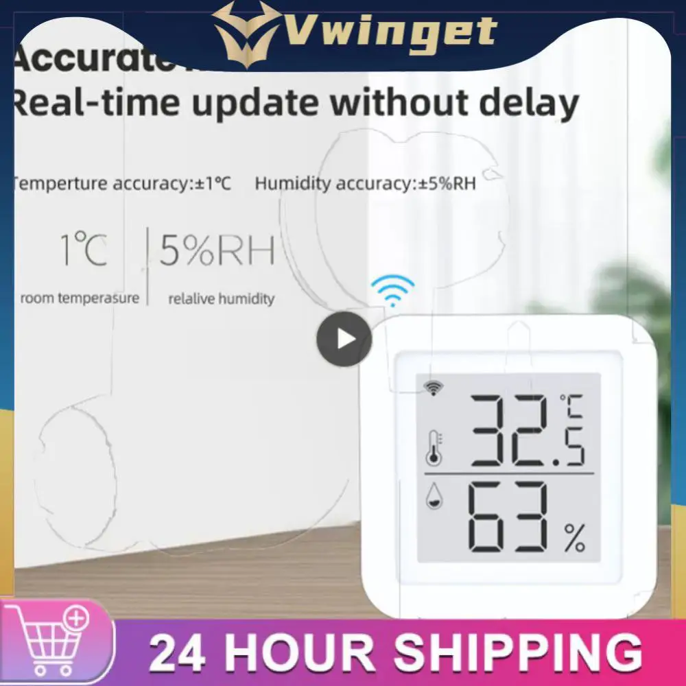 

Mini Smart Life Zigbee Gateway Remote Control Wireless Hub App Control With Temperature Humidity Sensor Tuya Smart