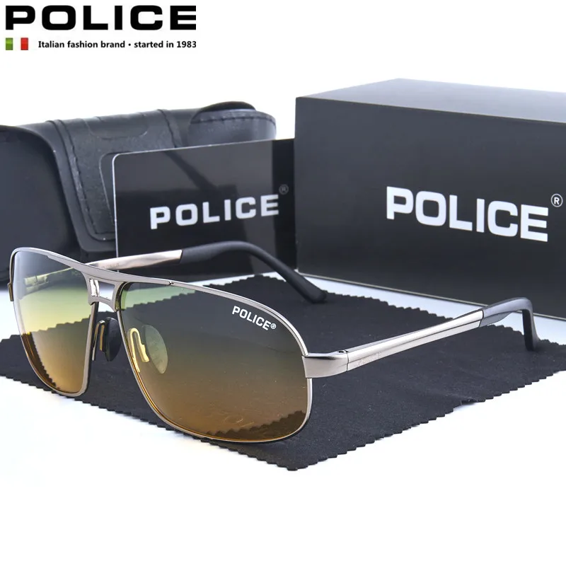 POLICE 8542 Fashion Trends Retro 2022 Sunglasses Men Fashion Classic Brand Glasses Polaroid Aviation Driving Pilot Clout Goggles