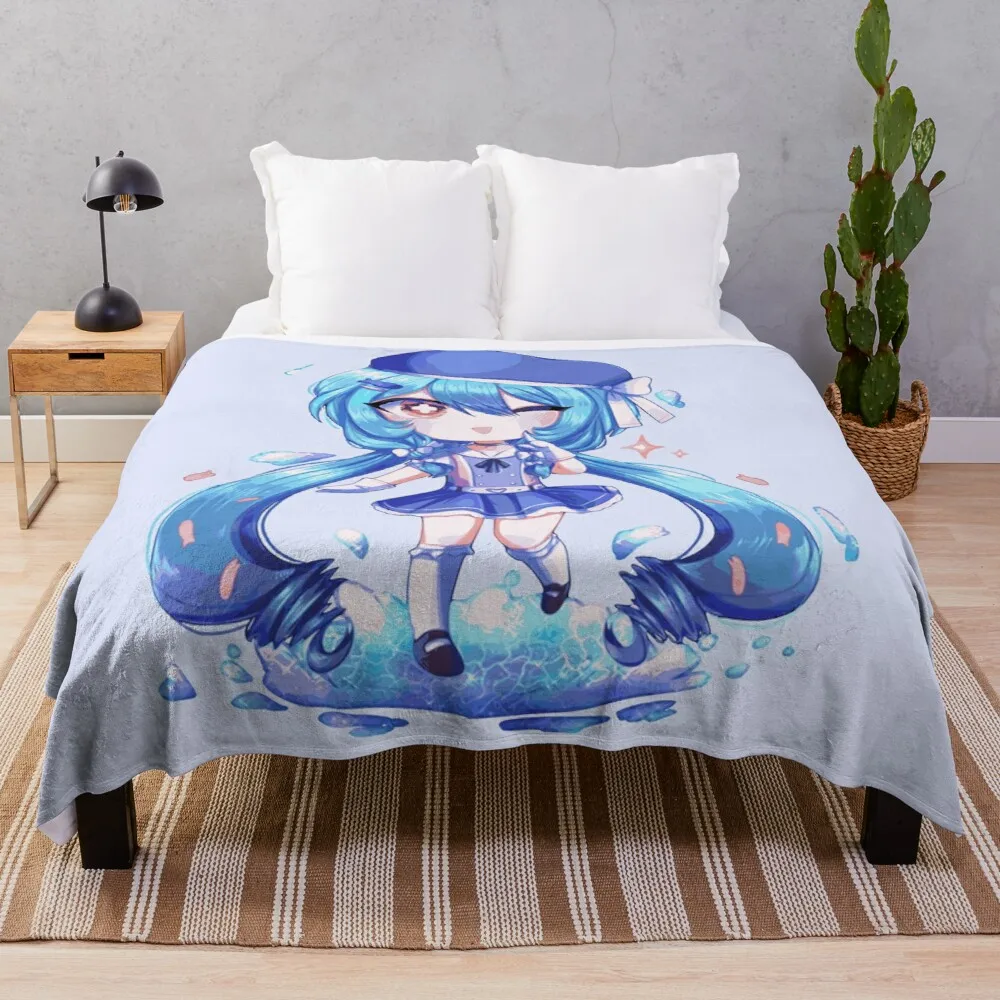 

Gacha Club Mizumi Bed Custom Blanket Travel Light Throw Blankets