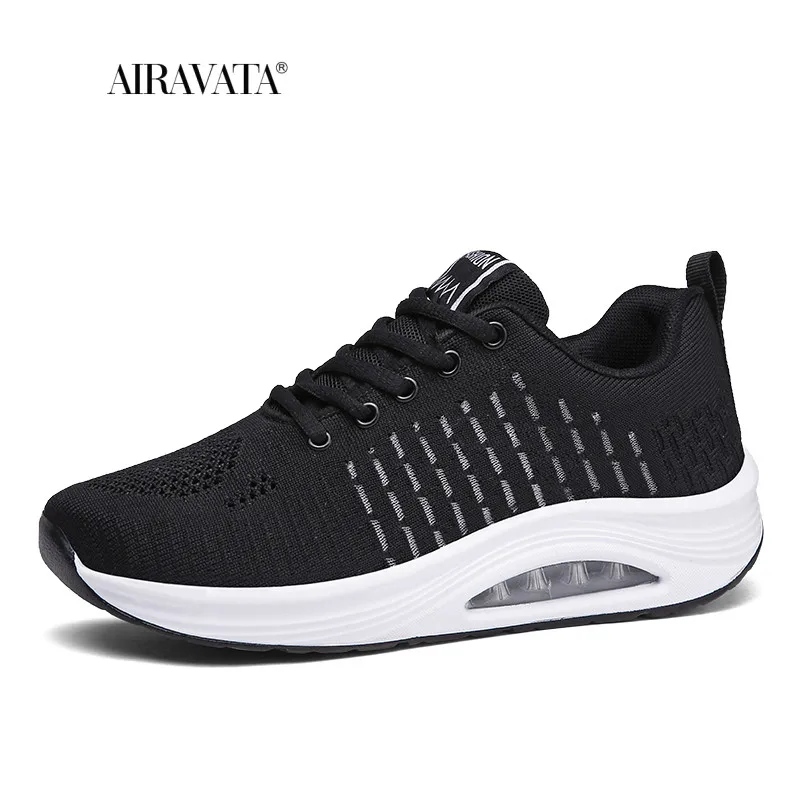 Women Running Shoes Air Cushion Lightweight Tennis Sneakers Increasing Height Casual Walking Shoes Zapatos De Tenis