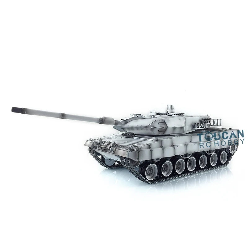 1/16 CS полностью металлический немецкий Leopard2A6 RC Танк с дистанционным управлением