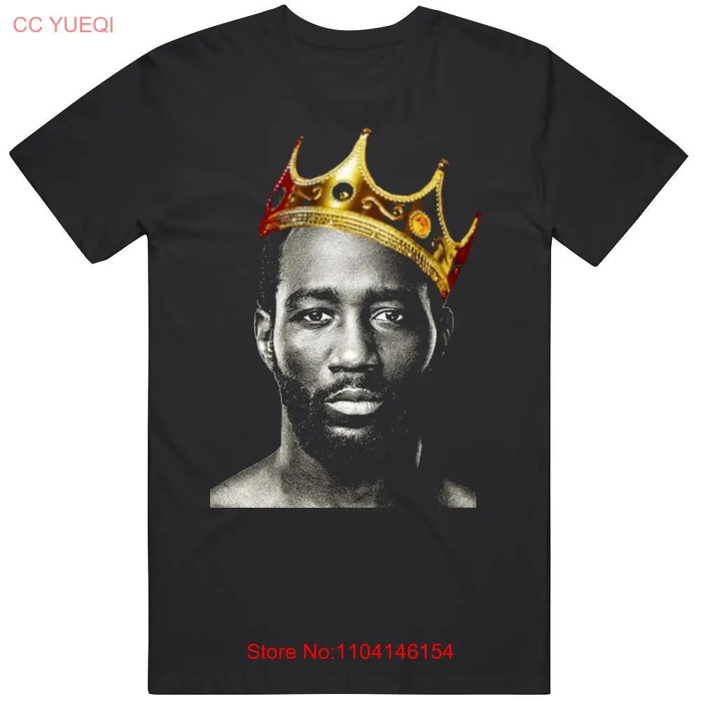 Футболка Terence Bud Crawford Undisputed King Crown Goat Boxing Fan с длинными или короткими рукавами