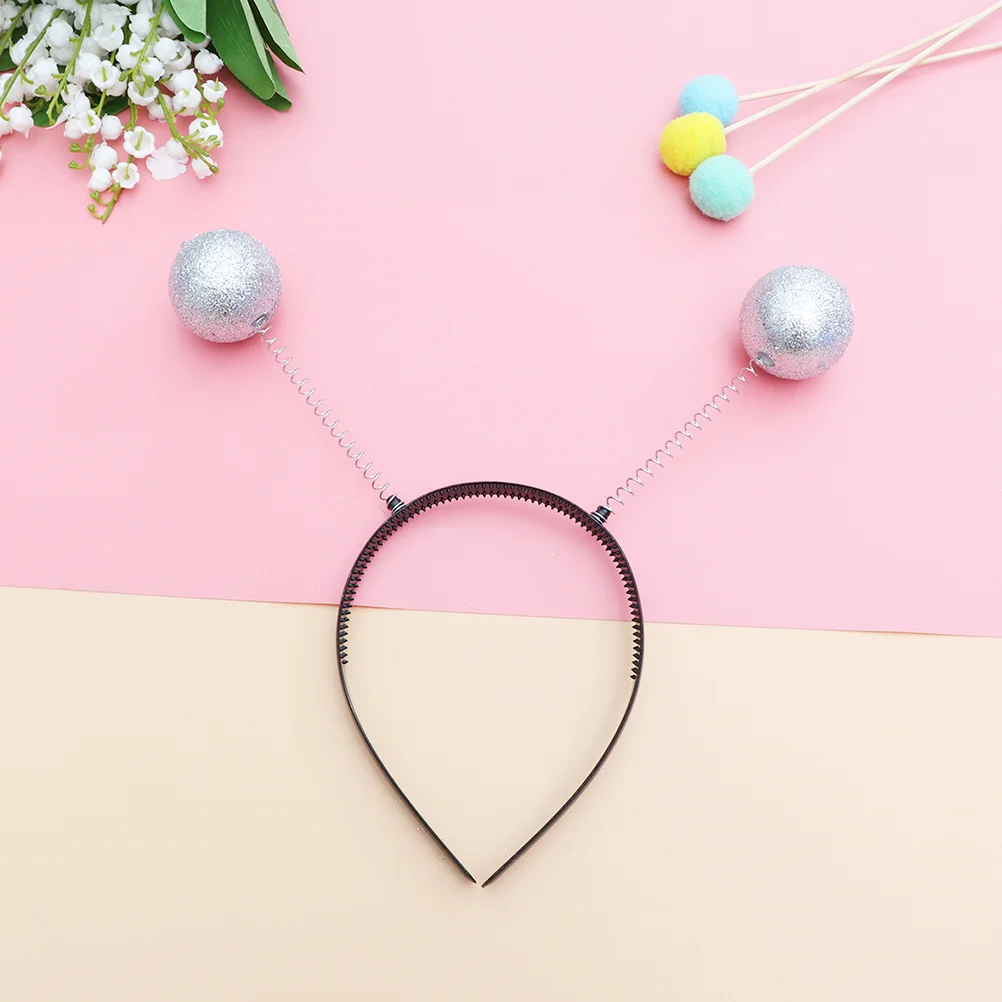 

Костюм инопланетянина для вечерние, головной убор с блестками, повязка на голову, повязка на голову, головной убор, Детская головка, Рождест...