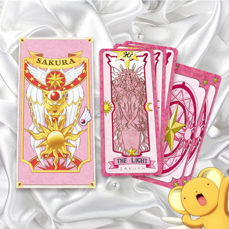 Anime Cardcaptor Sakura Clow Card Cosplay Prop KINOMOTO SAKURA Card Captor Sakura Cards Tarot A831 Anime Cosplay