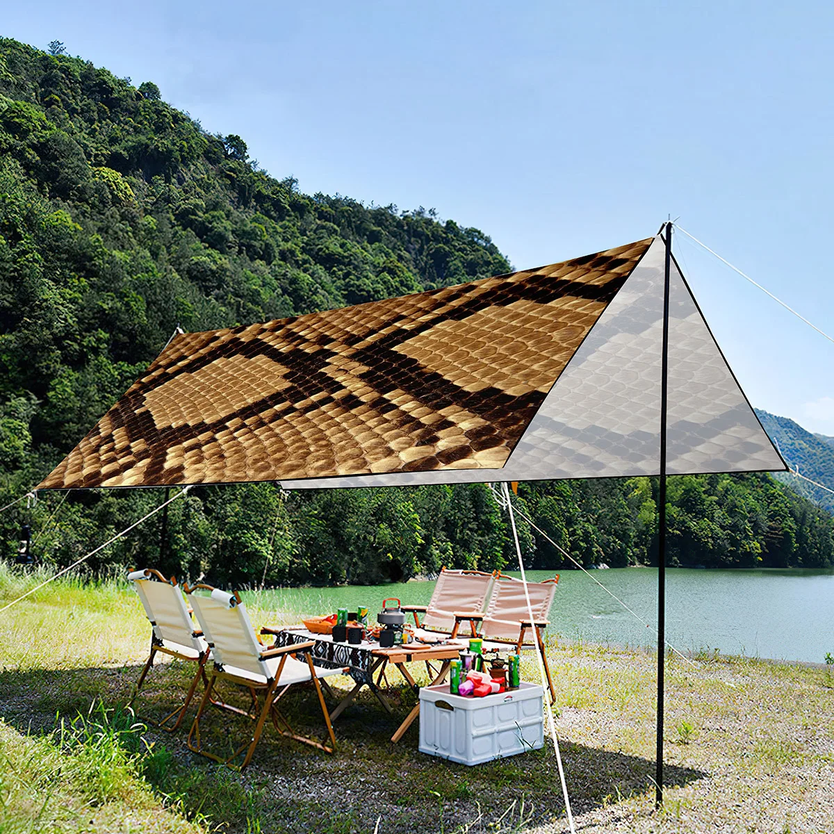 For Garden,waterproof And Uv Resistant Lightweight Portable Tent For Beach,picnic,music Festival