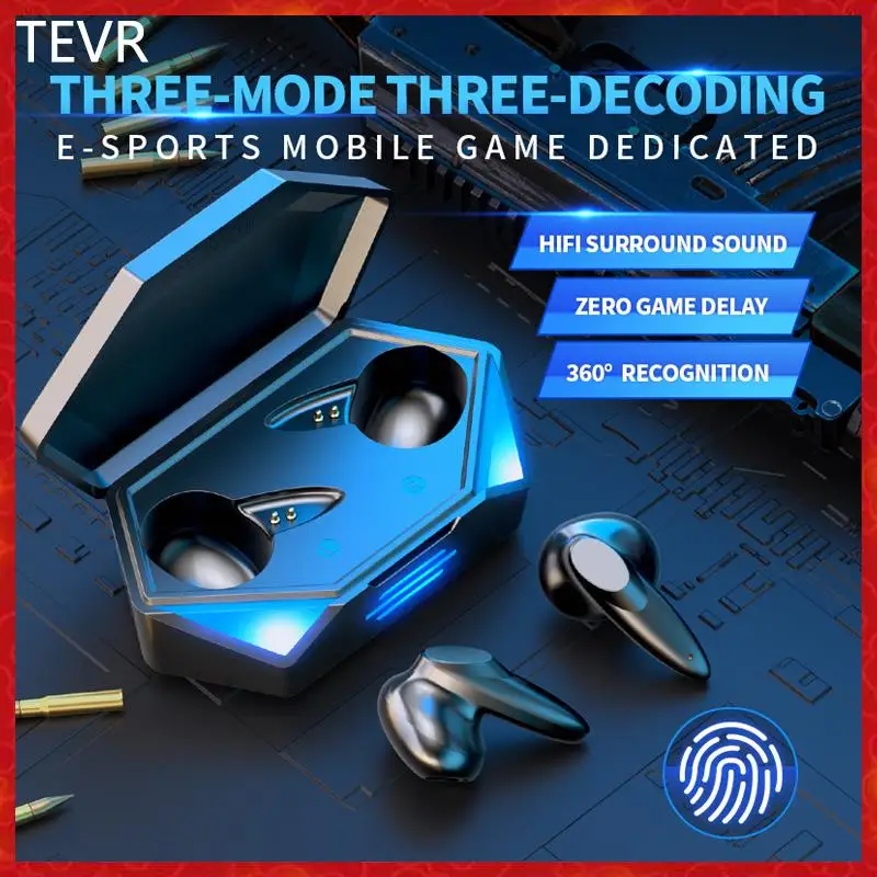 

TEVR G20 Wireless Original Auriculares Bluetooth Business Earphone Music Game Wireless Headset Dual Stereo Noise Earbud Gift