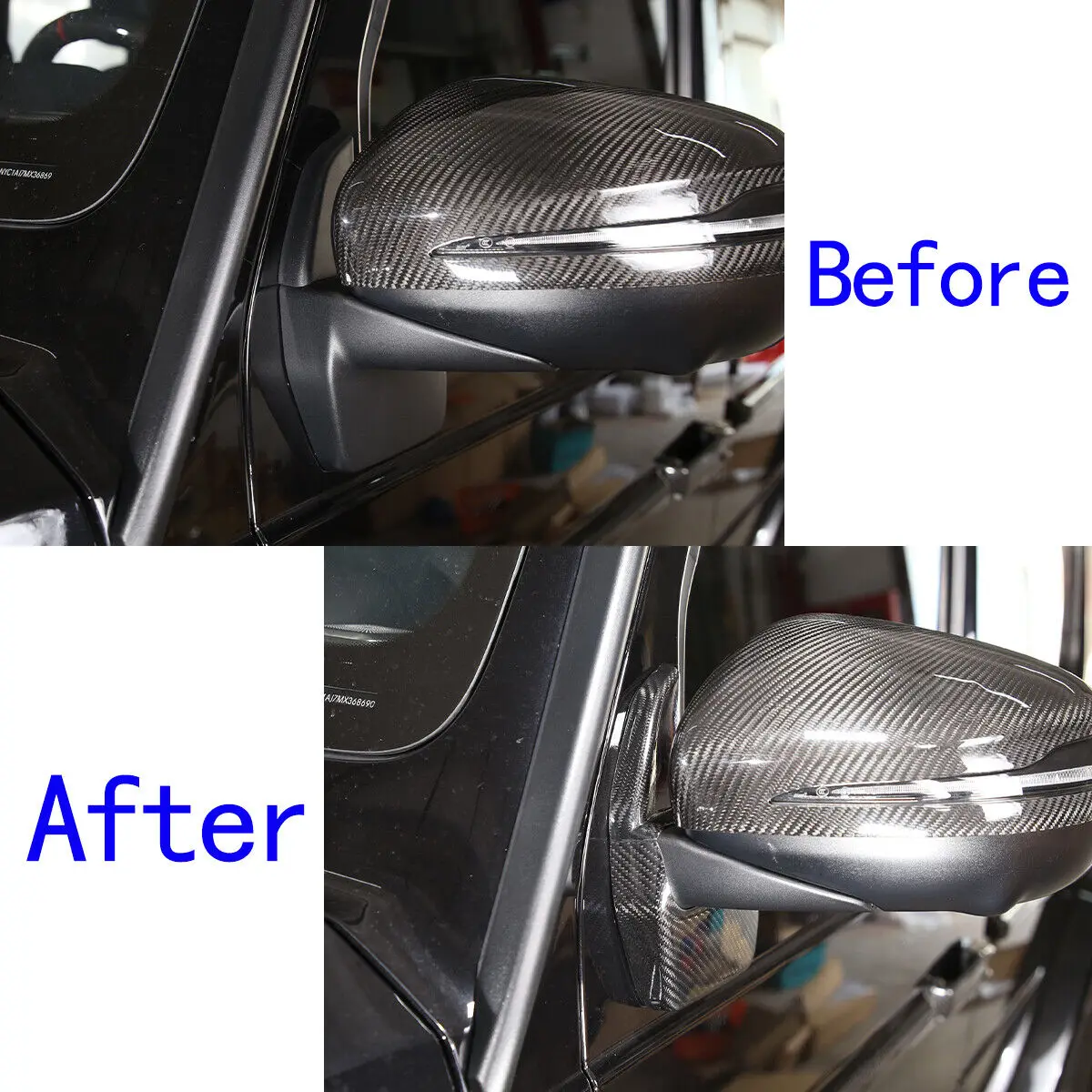 Накладки на базовую крышку зеркала заднего вида из углеродного волокна подходят