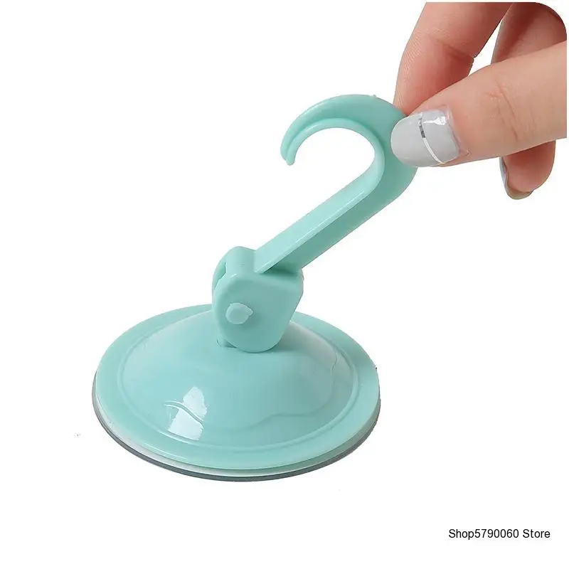 

New Oversized Powerful Vacuum Strong Transparent Suction Cup Wall Hooks Free Seamless Nail Hook Hanger