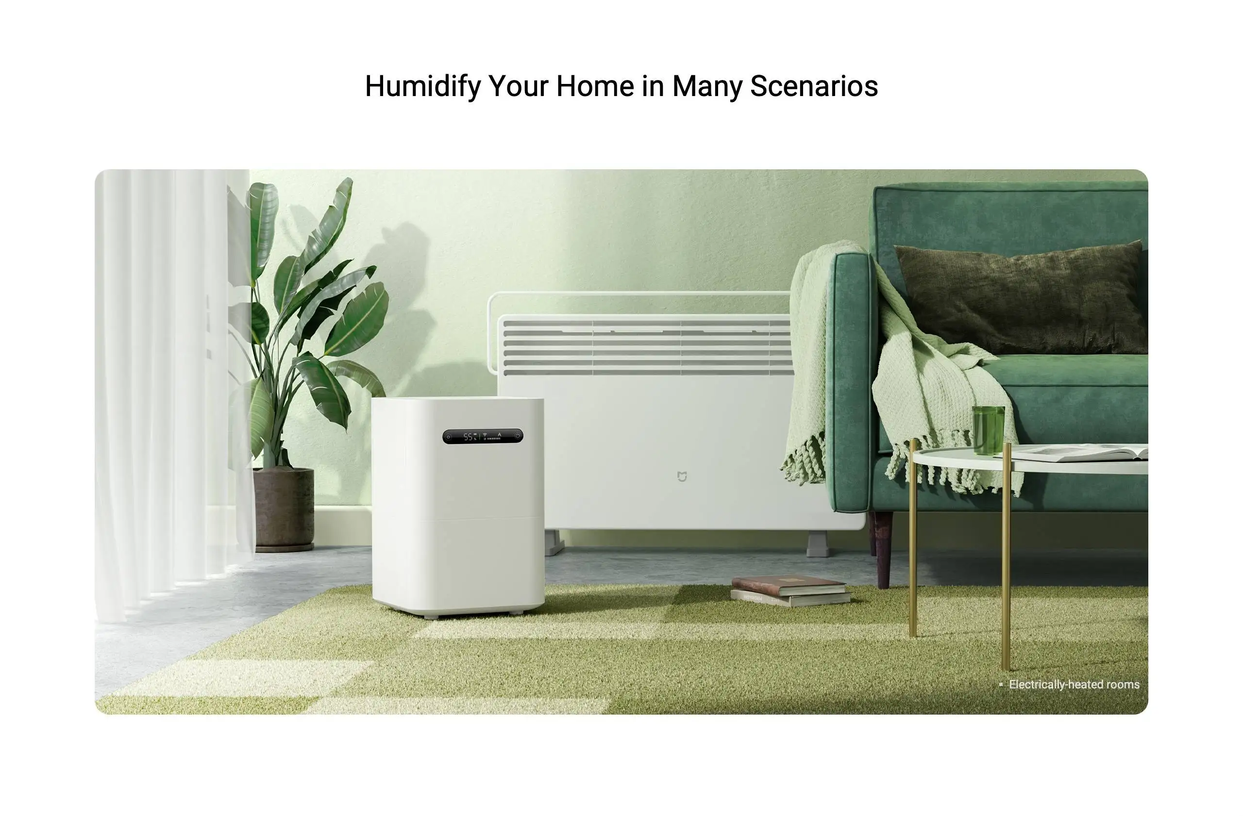 [-700py6 code: PODAROK700 ] Испарительный Увлажнитель Smartmi 2 для умного дома ультразвуковой