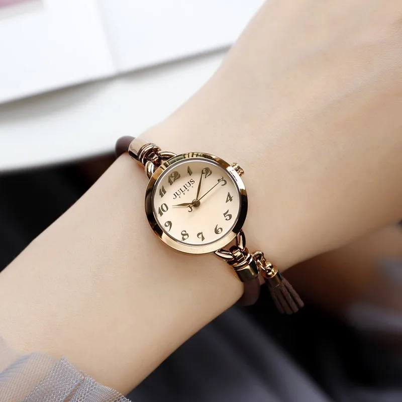 Julius Ladies Watch Strap Authentic Fashion Waterproof Delicate Female Table Restoring Ancient Watch Bling Quartz Crystals gift enlarge