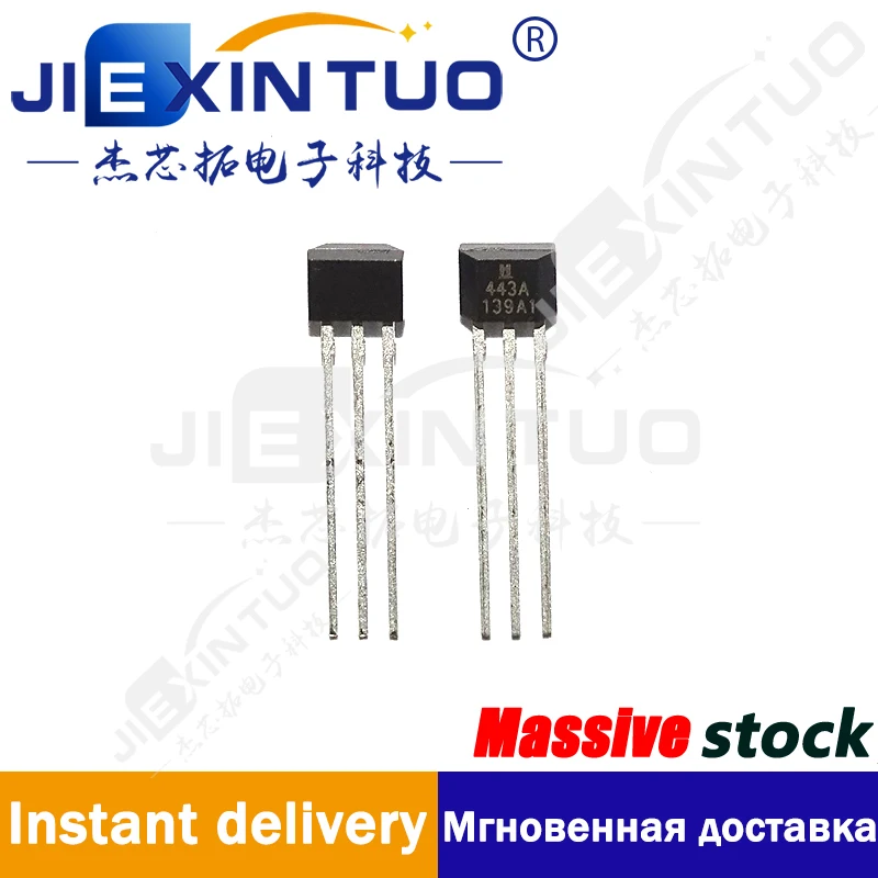 Магнитный выключатель SS443A SS449A, однополярный радиальный цифровой выключатель, однополярный выключатель с открытым коллектором, радиальный выключатель с эффектом Холла