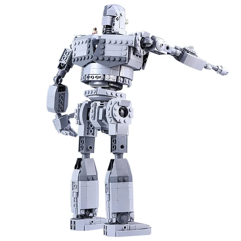 Фото Gobricks MOC механическая серия железный робот строительные блоки классический фильм гигантские кирпичи игровая игрушка сборная модель для подарков на день рождения №4