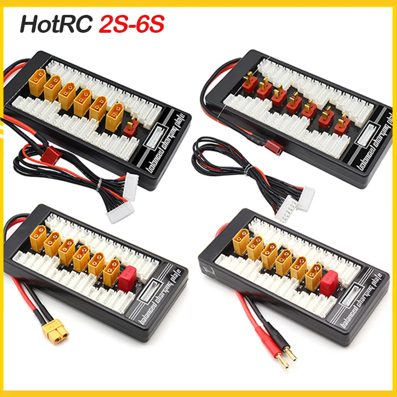 

1 шт. HotRC 2S-6S XT60 T зарядная балансировочная плата Lipo LiFe Lion параллельный зарядный адаптер B6 B8 B6AC A6 зарядное устройство модели RC DIY