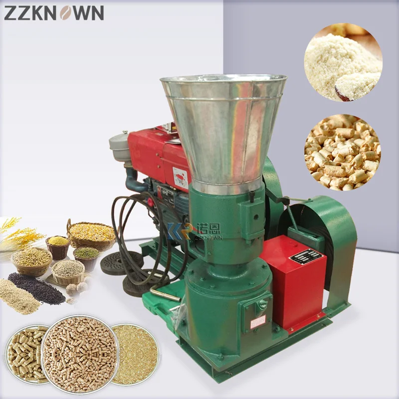 

Multifunctional Diesel Animal Feed Making Machine Small Pellet Machine Wet and Dry Fish Dog Poultry Feed Processing Equipment