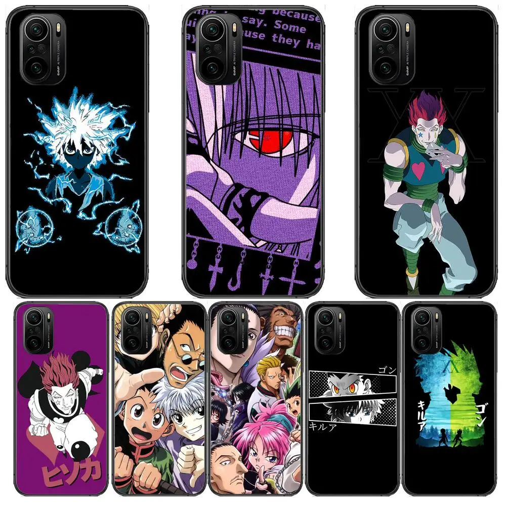 

Anime HUNTER×HUNTER Phone Case For xiaomi redmi POCO F1 F2 F3 X3 Pro M3 9C 10T Lite NFC Black Cover Silicone Back Prett mi 10 ul
