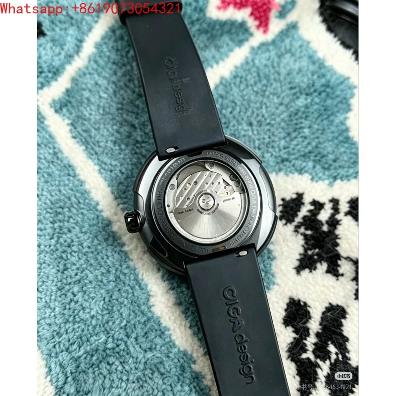 Фото Механические часы CIGA Design Time Code «Великая империя Цин» с функцией изменения часового пояса и специальным отображением времени для мужчин №2
