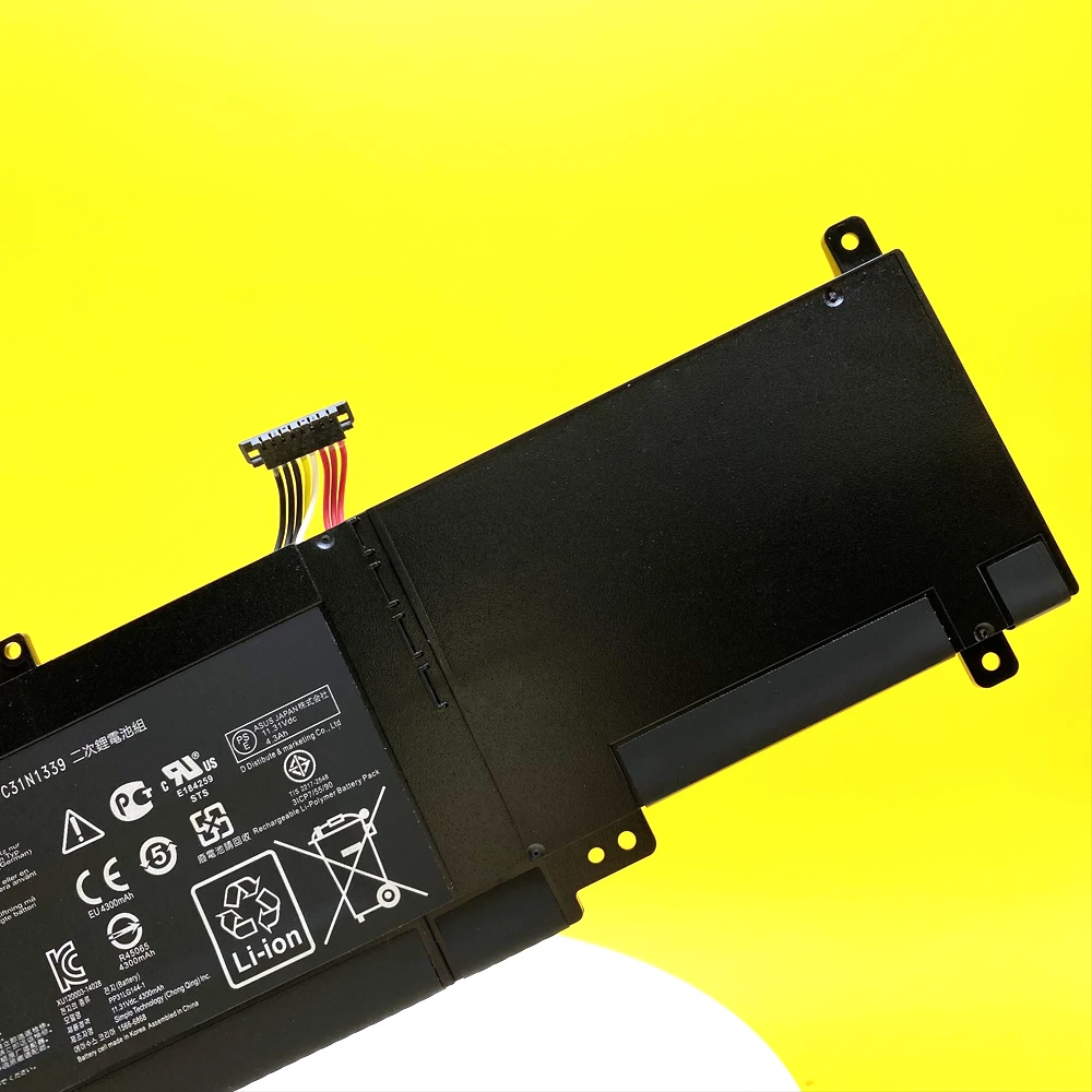 C31N1339 для ASUS ZENBOOK UX303 UX303LA UX303LB UX303LN UX303UA UX303U BC31POJH C31P0JH Новый аккумулятор ноутбука 4300
