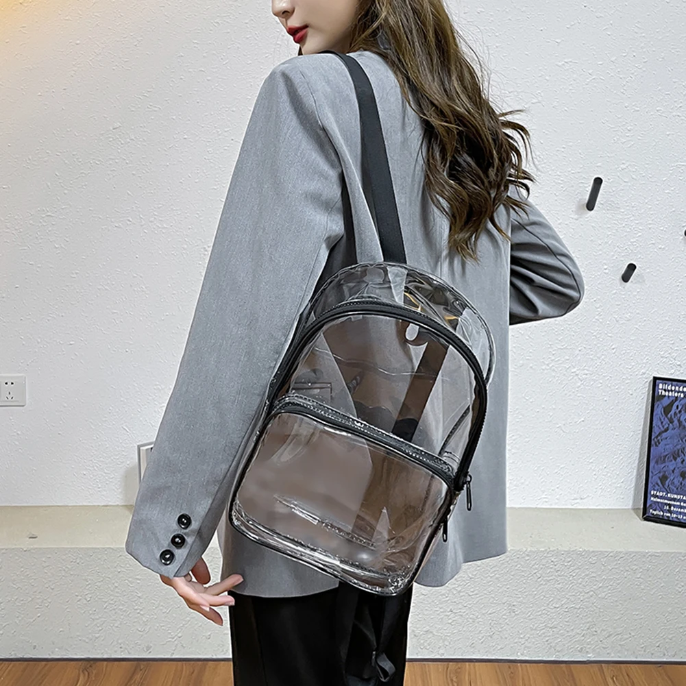 Женский рюкзак прозрачная водонепроницаемая сумка из ПВХ Женская Модная