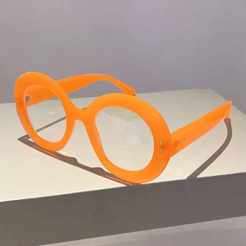 Очки Женские винтажные с защитой от синего света круглые оптические аксессуары