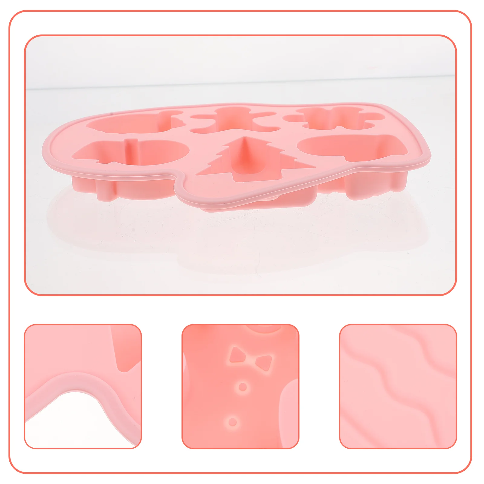 

Christmas Baking Cake Biscuit Diy Cookie Silicone Candy Molds Chocolate Making Favorbread Gummy Tool Cooking Biscuits Tray Mould