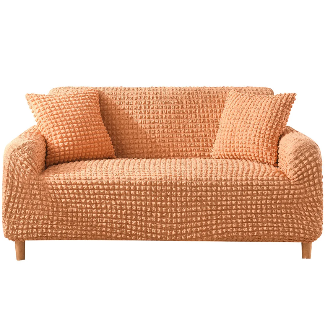 

Elastic Bubble Cloth Sofa Cover Waterproof Solid Color High Stretch Slipcover All-inclusive Elastic Couch Cover Sofa Covers for