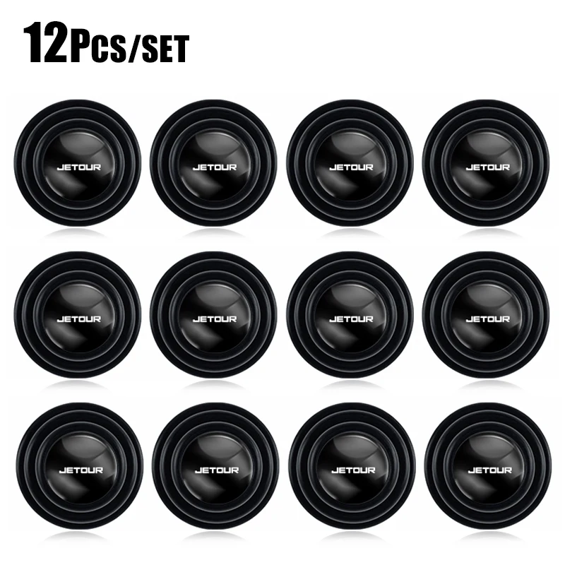 

4/8/12 шт., противоударная силиконовая прокладка для дверей автомобиля, буферная накладка, аксессуары для Jetour X70 X90 X70S PLUS Dashing X-1 X95 L6 i-DM