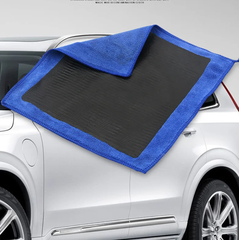 

Волшебная глиняная ткань для чистки автомобиля 30*30 см, полотенца из горячей глины для детейлинга автомобиля, полотенце для мытья с синей глиной, полотенце для бара, инструмент для мытья