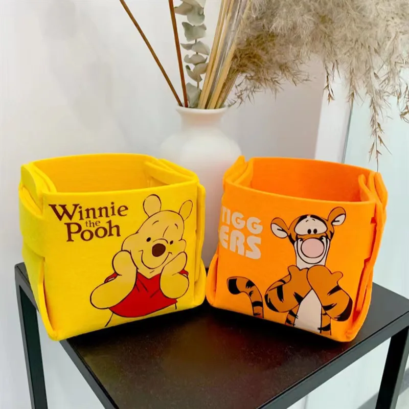 

Cute Pen Holder Girl Heart Creative Gift New Winnie The Pooh And Tigger Cartoon Student Stationery Storage Box Desktop Multi-Fun