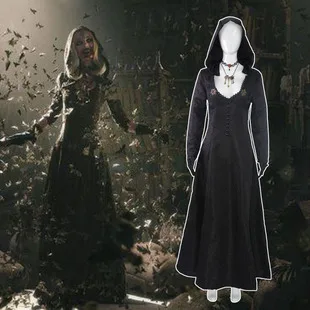 

Halloween Xmas Horror Nun Cloak Cape Cosplay Costume Ghost Black Tassels Cloak Halloween Elf Dress Up Costumes Role Play Mantle