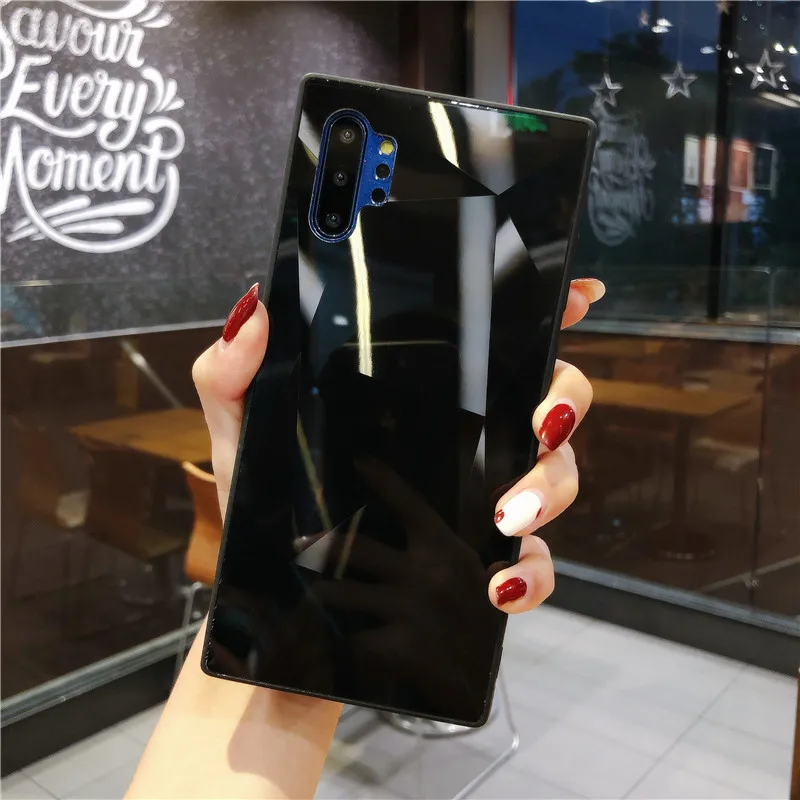 3D Prism Mirror Phone Case For Samsung Galaxy S22 S21 S20 FE Note 20 Ultra 10 S10 Plus A52 A72 A32 A42 A12 A51 A71 Back Cover