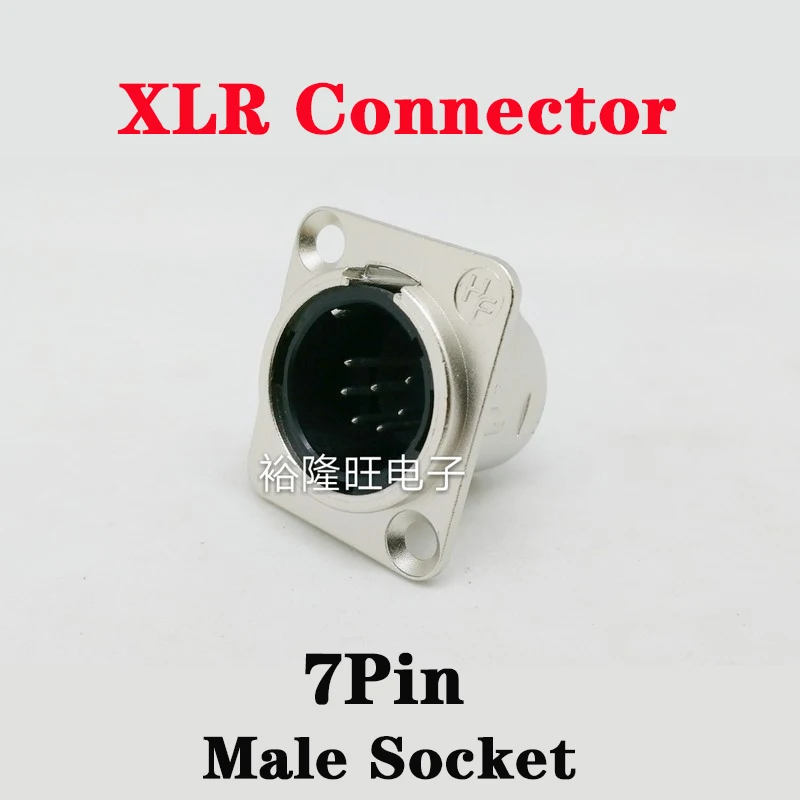 

10 шт.-100 шт. XLR разъем, металлическая пушка, штекер, гнездо 7Pin, аудио микрофон, динамик, балансировочный кабель, терминал, провод, панель, гнездо