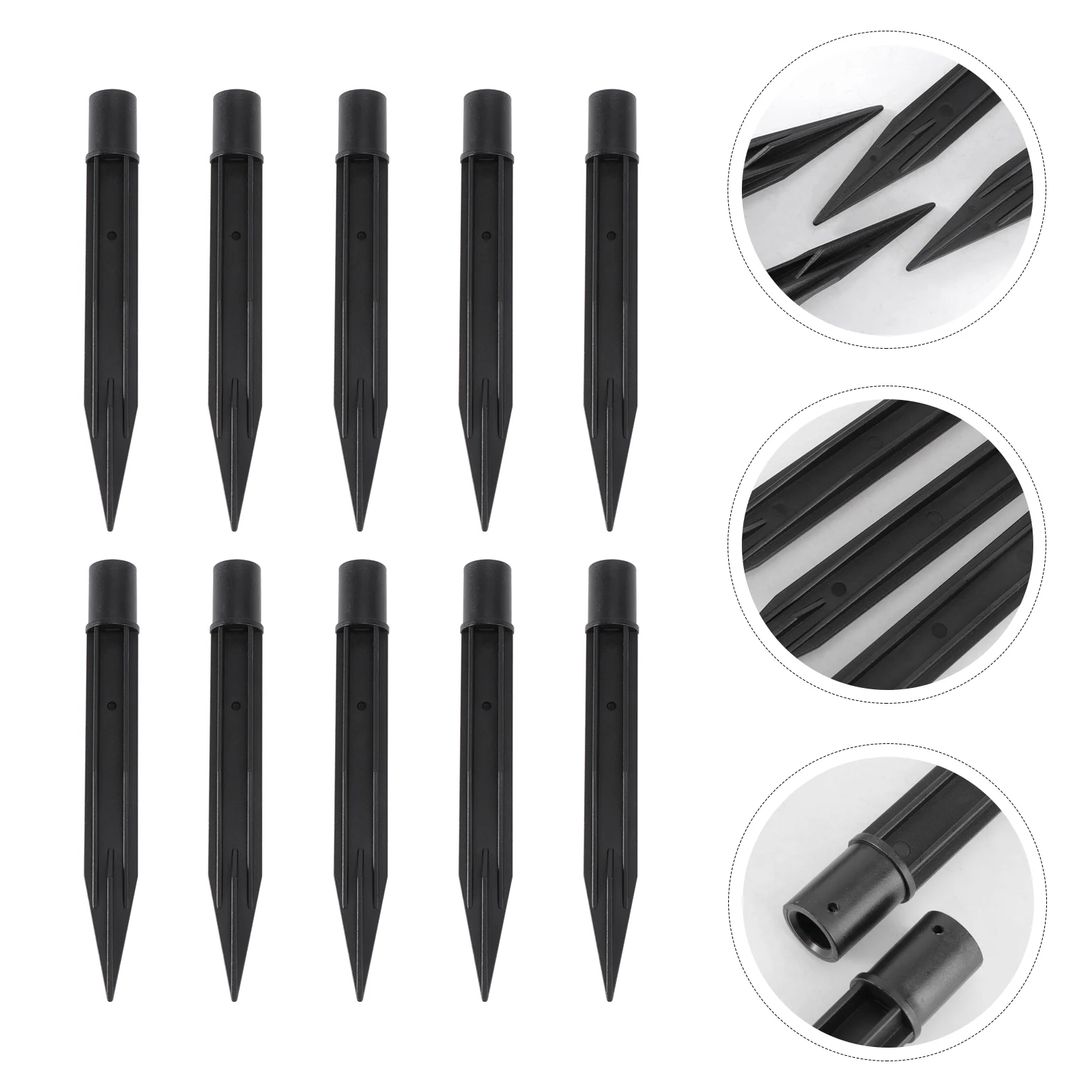 

Ground Stakes Spikes Lights Light Spike Solar Landscape Lawn Replacement Garden Plug Lamp Christmas Torch Yard Holder Led