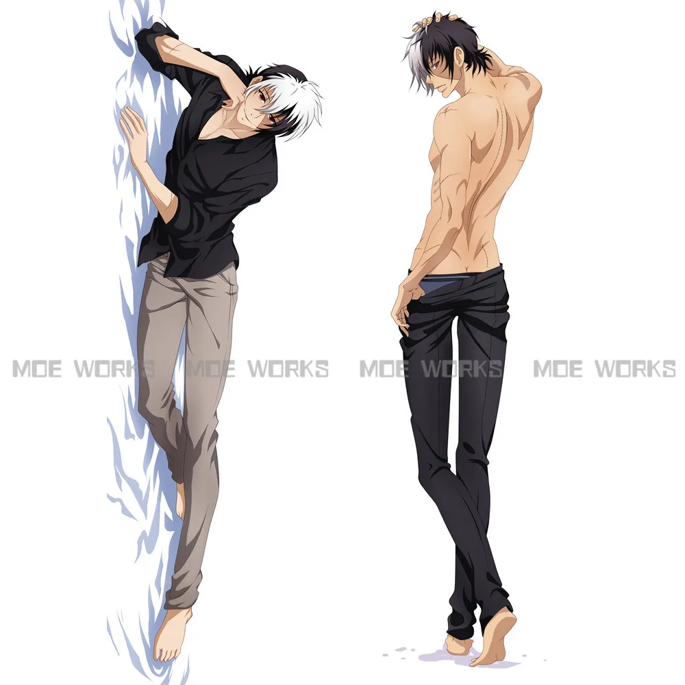 

KICHIKU MEGANE Anime Male BL Big Hugging Body Pillow Cover Case