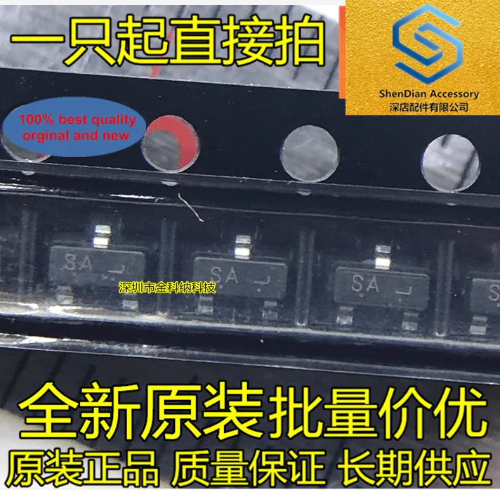 

50pcs 100% orginal new LBSS123LT1G BSS123 Silk SA SOT23 N-channel enhanced field effect SMD transistor real photo