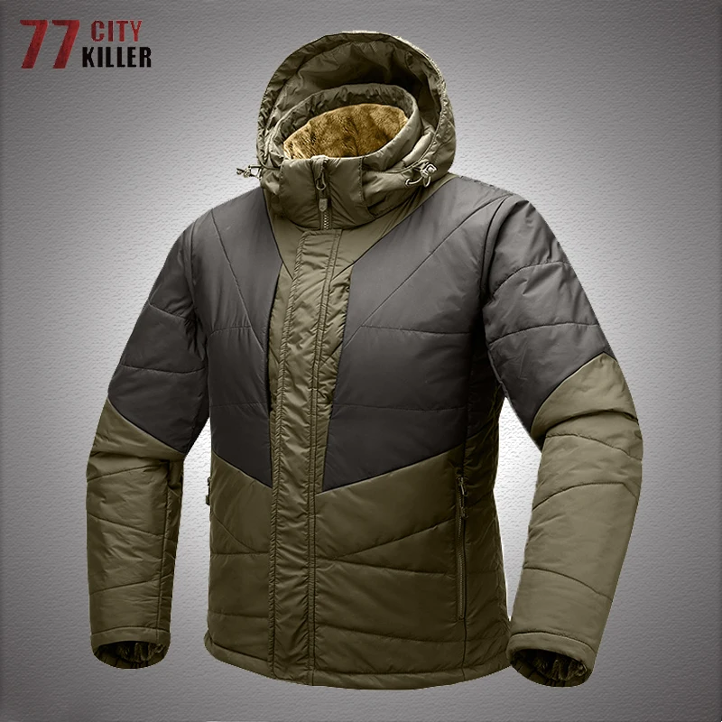 Тактические зимние мужские парки военные теплые куртки с капюшоном уличные