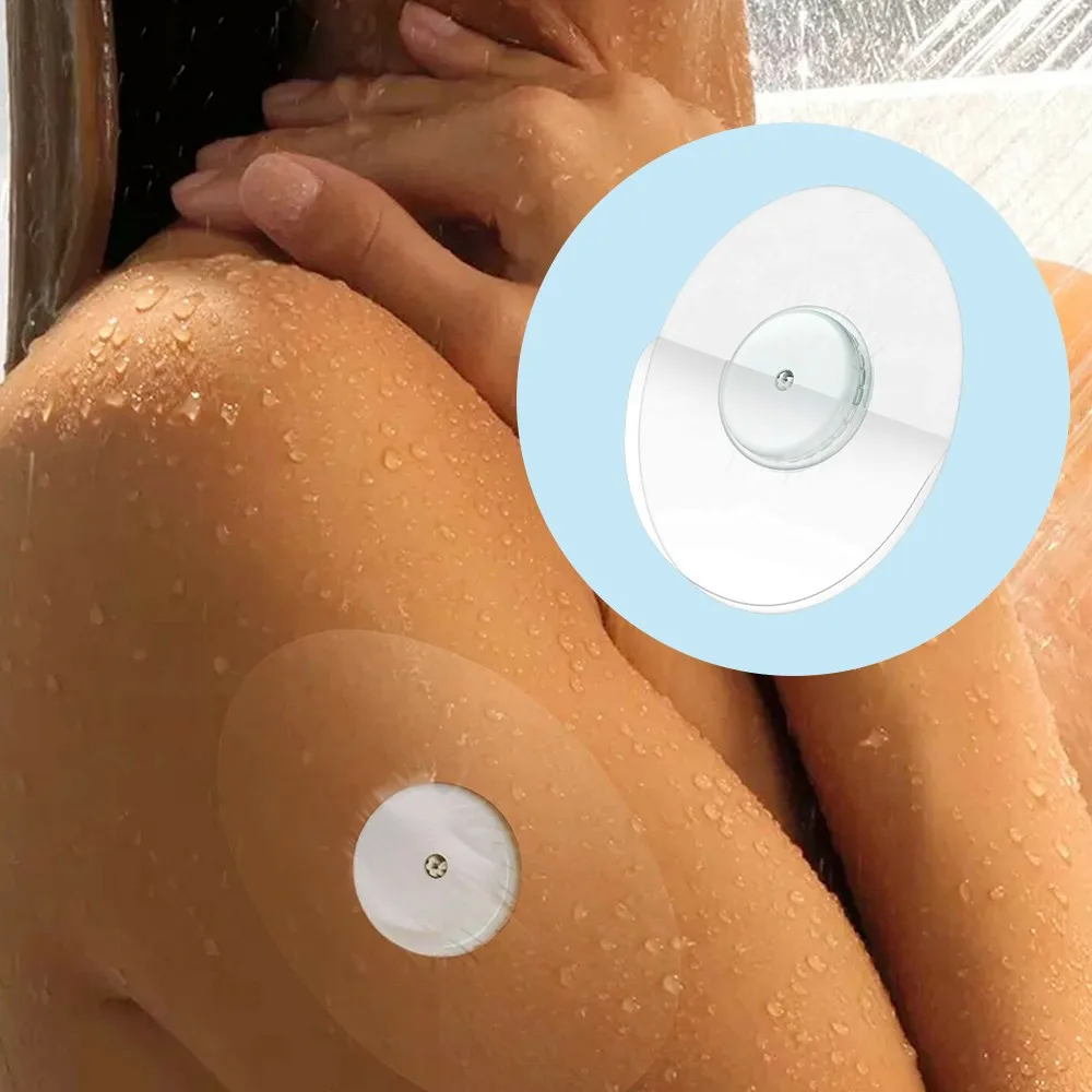 

25 PCS Freestyle Libre Adhesive Patches Oval Transparent Skin Freestyle Adhesive Bandages Fixic Sensor Covers Patch Clear Overp