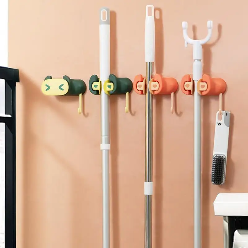 Держатель для швабры и метлы настенное крепление держатель или органайзер