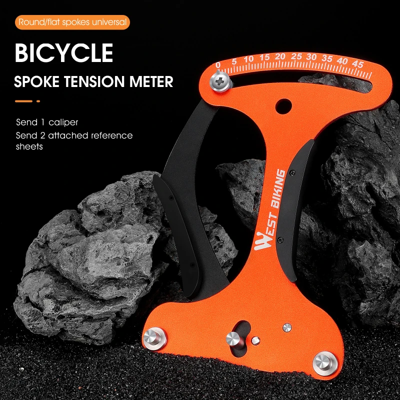 Bicycle Spoke Tensiometer Bike Indicator Attrezi Meter Tensiometer For MTB Road Bike Tool Wheel Spokes Checker Indicator