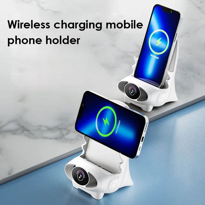 

Mini Wireless Charger Magnetic Fast Charge Chair Wireless Charger Type-c Desk Mobile Phone Holder Best Gift Portable Portable