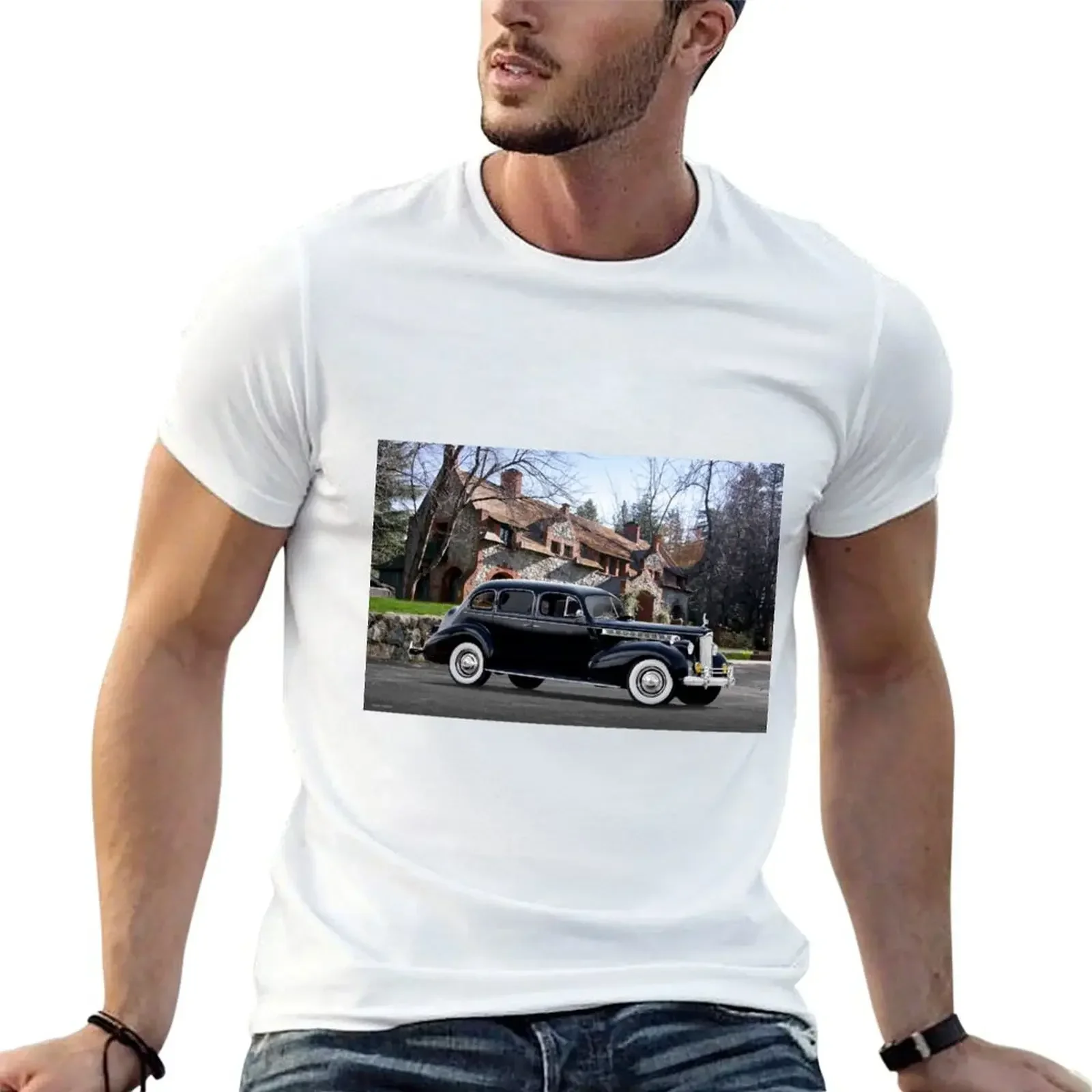 1940 Packard Super 8 Sedan футболка мужская одежда хлопковые футболки с рисунком мужские