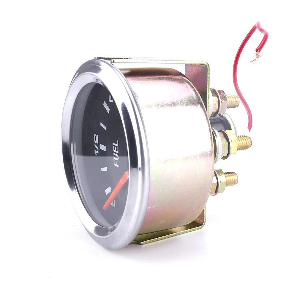

Metal Fuel Level Gauge Black 12V DC 1pc 2-Inch 52mm Auto car Practical