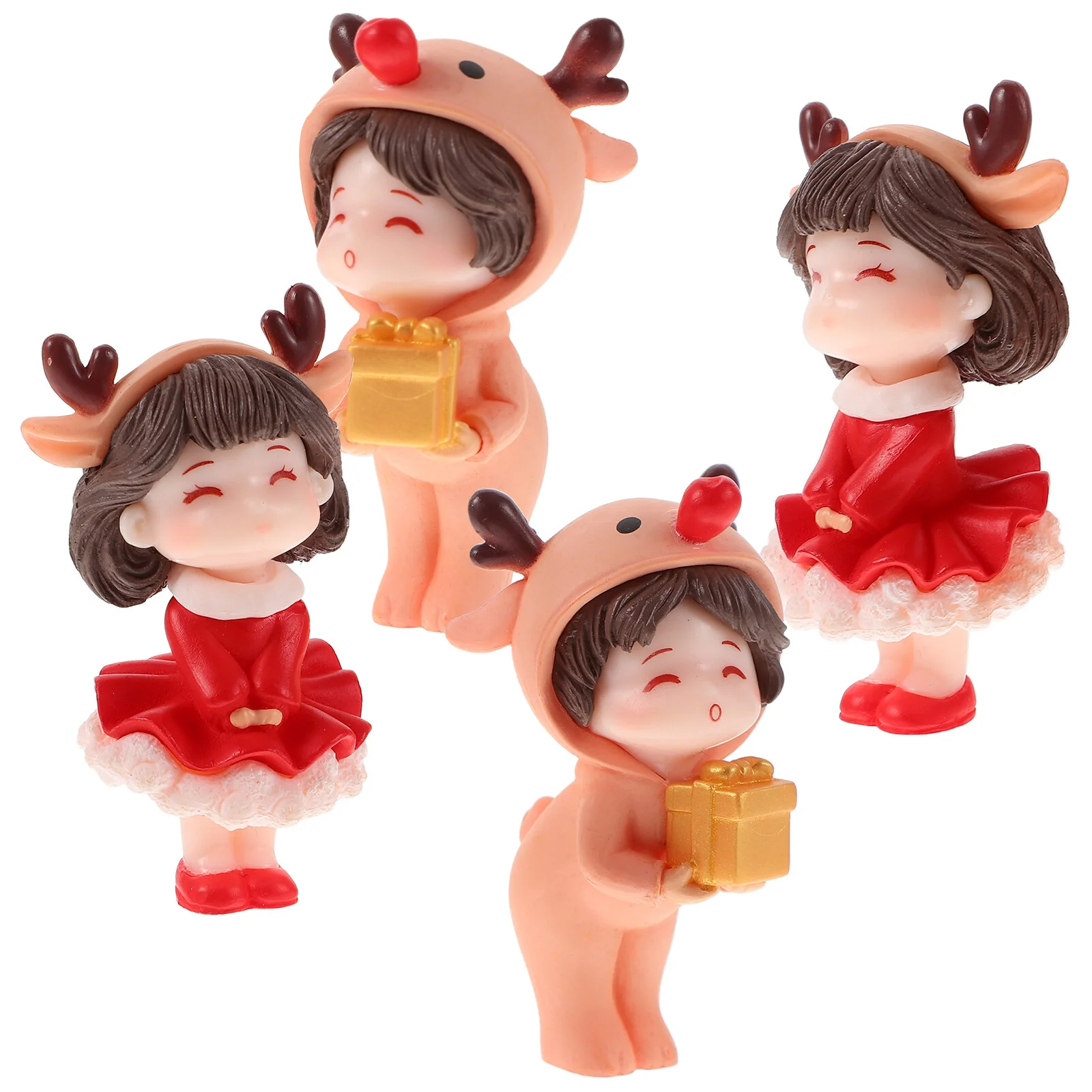 

2 пары, романтические искусственные фигурки для дома