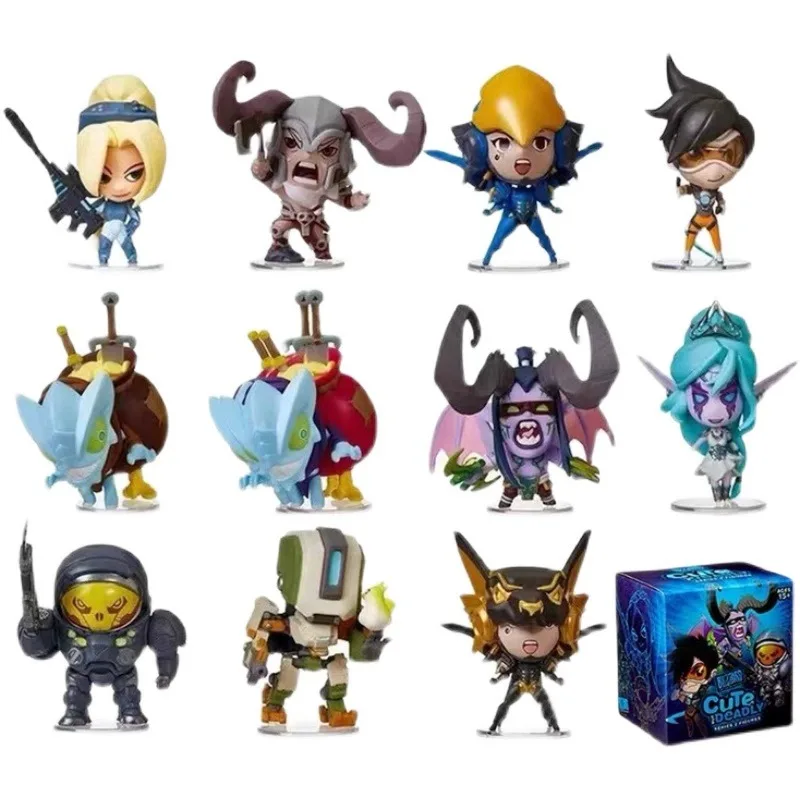 

Hasbro Overwatch Game Characters Model Toy Black Lily Genji Soldier Hanzo Songhana Shinigami Anime Halloween Action Figure Gifts